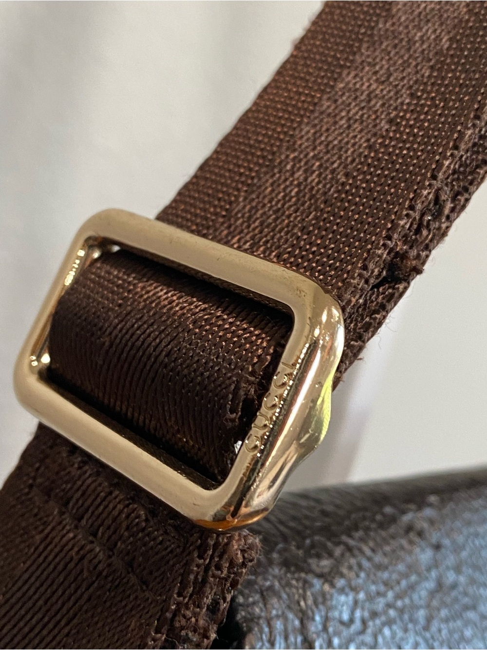 Brown Embossed Crossbody Bag - Picture 7 of 11